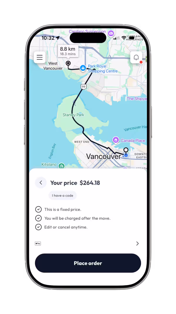 Upfront price